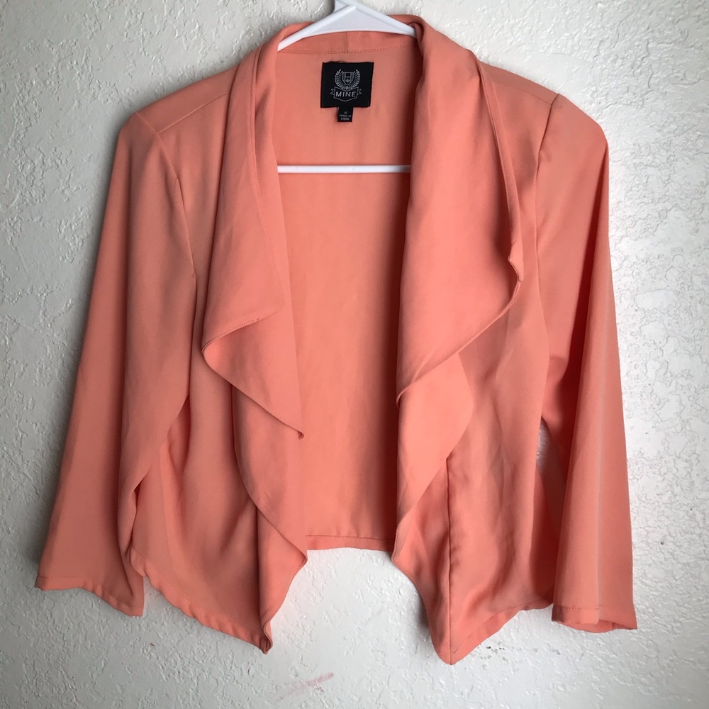 Cropped color orange size s